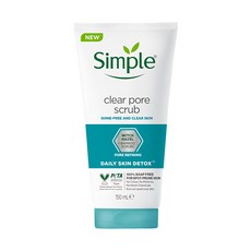 Simple 清妍 深層毛孔淨化去角質凝露 含天然竹萃取顆粒, 150ml, 1件