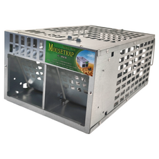 雙門連續捕鼠器 Set 鋼板材質 尺寸30x19x13cm (±5%) 台灣監製, 1組