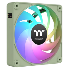 thermaltake 曜越 CT120 EX ARGB 正轉 磁吸快接散熱器，MagForce 2.0技術，2000 RPM轉速，9顆LED燈, CL-F196-PL12MG-A, 抹茶綠, 1組