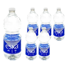 加拿大 eska 天然冰川水, 1L, 6瓶