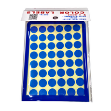 華麗牌 彩色標籤 WL-2027B 12mm, 藍色, 20包, 1盒