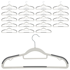 comet Home 防滑旋轉衣架, 灰色, 20個