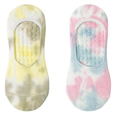 NICOFUN 愛定做 紮染淺口止滑瑜伽襪 女襪 FYK24YOGA01 46g