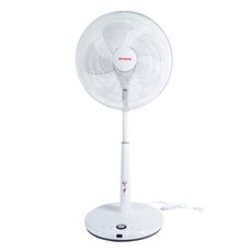 Aiwa 愛華 DC微電腦遙控立扇 16吋, 90度擺頭, 1~7小時定時, ECO智慧風, DF-M1621E