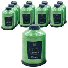 COTTONVILL 高級縫紉機線 Set, 45'S/2 色號 C035, 1700公尺 2入, 10件