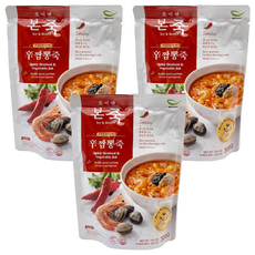 Bonjuk 本粥 炒碼海鮮粥 豐富海鮮 韓式辣味, 300g, 3包