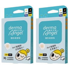 derma Angel 護妍天使 隱形痘痘貼 綜合, 36入, 2組