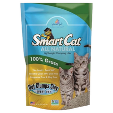 SmartCat 聰明貓 高粱砂 全天然 輕量結塊貓砂 100% 草, 無香, 4.54kg, 1袋