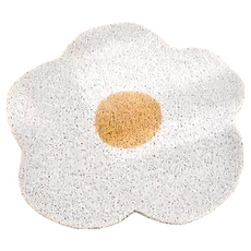 沐慕家居 耐磨防滑雞蛋花地墊 不規則形, 40 x 60cm, 2個