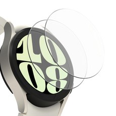 rorentech Galaxy Watch 全覆蓋相容鋼化玻璃螢幕保護貼 2入, 透明色, 1個