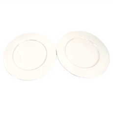 Royal Duke 波紋 21cm 圓盤 2入組, 白, 1組