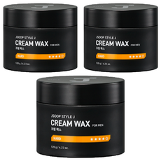 J'SOOP Style J 男士 Cream 髮蠟, HARD, 120g, 3罐