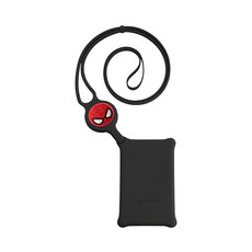 Bone 蹦克 頸掛繩卡套 68 x 106 x 8mm 47g, 漫威 黑色, 1個