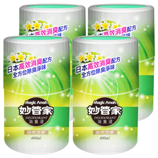 Magic Amah 妙管家 消臭液 自然芳香 400mL 日本高科技消臭配方, 4瓶