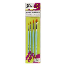 Mont Marte 蒙瑪特 尼龍畫筆套組, 4 件裝, 2 + 4 + 8 + 10, 1組