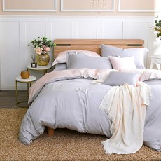 鴻宇寢飾 天絲300織萊賽爾薄被套 M2626 高織天絲 240x210CM 台灣製, 克卜勒