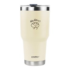 OMORY 哈囉原創冰壩杯, 保溫6小時/保冷24小時 900ml, 雲朵 HoHo, 1個