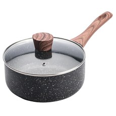 cook power 鍋寶 原礦大理石不沾鍋單柄湯鍋 含蓋 IH/電磁爐適用, 1個, 20cm, AI-2085