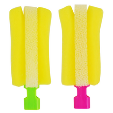 貝喜力克 替換式泡棉刷頭 2入組 - 柔軟清潔、替換方便、奶瓶刷, D254, 1組