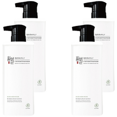 OUR FAMILY 一家人 益生菌植敏柔順護髮膜, 天然植物提取 修復受損髮, 添加摩洛哥護髮油, 10種無添加, 500ml, 4瓶