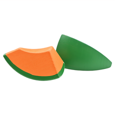 WOODY PUDDY 南瓜 隱藏式磁鐵設計 仿真切割感 好抓握的大小, 1個