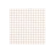 簡約便利貼, 白色, 7.5cm x 7.5cm, 15本, 白色方格款, 80張, 1本