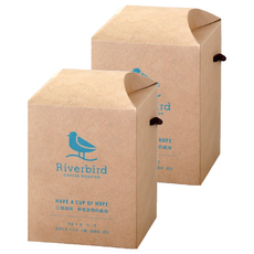 Riverbird 江鳥咖啡 長愛 濾掛式咖啡, 核果/堅果/巧克力風味, 10g, 10包, 2盒