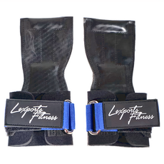 Lexports Fitness 勵動風潮 專業重訓健身皮革拉力帶 PRO & FIT, S/M, 皇家藍, 1雙