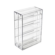 項鍊耳環收納架 17.5x8.7x25.5cm PET材質, 透明, 1個