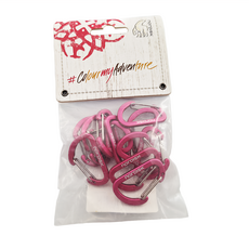 norDISK MINI掛勾 - 櫻桃紅, 4 x 2.5cm, 1袋