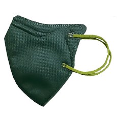 Charmed 昌明生技 3d耳繩口罩, 軍綠, 1入