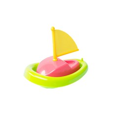 VIKINGTOYS 維京玩具 戲水小帆船 1組, 瑞典品牌 原裝進口 專為幼童設計 安全玩具, #21190, 15cm, 黃色, 粉色, 綠色