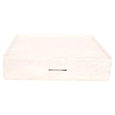 懶角落 桌面收納盒 扁平抽屜, 可堆疊, 防滑, 帶卡扣, 白色, 1格