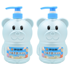 依必朗 兒童柔膚沐浴乳 海洋微風, 700ml, 2瓶