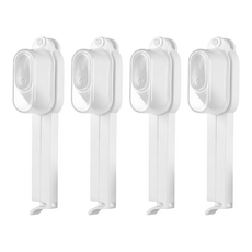 FaSoLa 帶蓋密封封口夾，2入/組，白色，耐溫-20~120°C, 4支