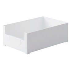 like-it 日本製 抽屜淺型收納盒 M號, 白色, 1個