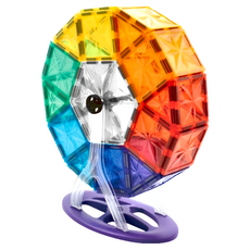 SCIENCEBABY 摩天輪磁力片積木玩具 44片 3歲+, Multi-color, 1組