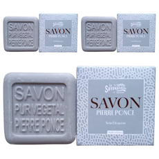 LA SAVONNERIE dE NYONS 法霓恩 活膚潔顏皂 浮石磨砂 100g, 3個