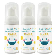 Luveta 樂唯他 兒童專用含氟泡沫牙膏 優格多多口味, 50ml, 泡沫細緻, 台灣製造, 專為6個月以上兒童設計配方, 3瓶