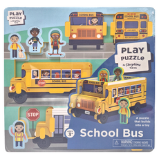 Storytime TOYS 拼圖校車 1盒 3歲以上, 10片, 校車 黃色