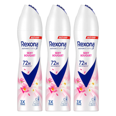 Rexona 蕊娜 制汗爽身噴霧 媚惑香氛, 135ml, 3瓶