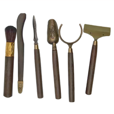 六君子 六件套 茶道配件, T05, 1組