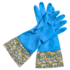 Premier 廚房清潔手套 棉 橡膠 PU塗層, L(長37.5 x 寬15.5 x 高0.2cm), 可愛花園, 1雙