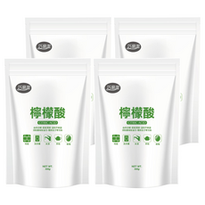 巧易潔 檸檬酸, 500g 重量包, 可自然分解, 不汙染環境, 環保友愛地球, 4包