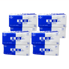 Blue&White 藍白 超大不織布萬用巾 台灣製, 8包, 1組