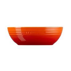 LE CREUSET 橢圓形湯碗 火焰橘 為餐桌增添色彩 享受美食時光, 1個
