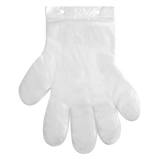 UTOOKII 附掛孔拋棄式手套 食品級TPE材質, 1組, 100個