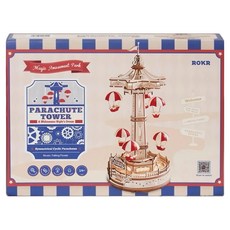 ROB 立體木製組裝模型 降落傘塔 EA01, 1個