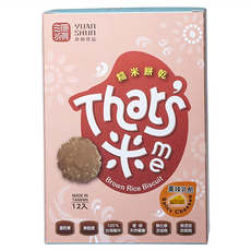 源順食品 手作糙米餅乾 薰辣乳酪, 12入 台灣製造 無化學添加 無防腐劑, 168g, 1盒