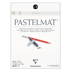 PASTELMAT 粉彩砂卡紙本 No.3 白色 360g, 24 x 30cm, 12張